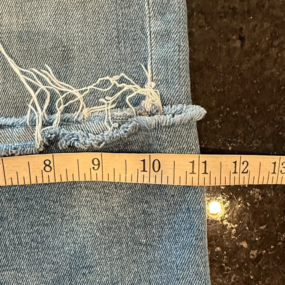 Joe’s Jeans High-Rise BTW Wide Leg Raw Hem Jeans Waist 28 - Picture 12 of 12